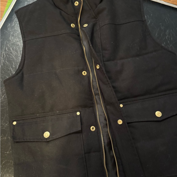 Tough Duck Black Quilted Vest EUC - Picture 10 of 11